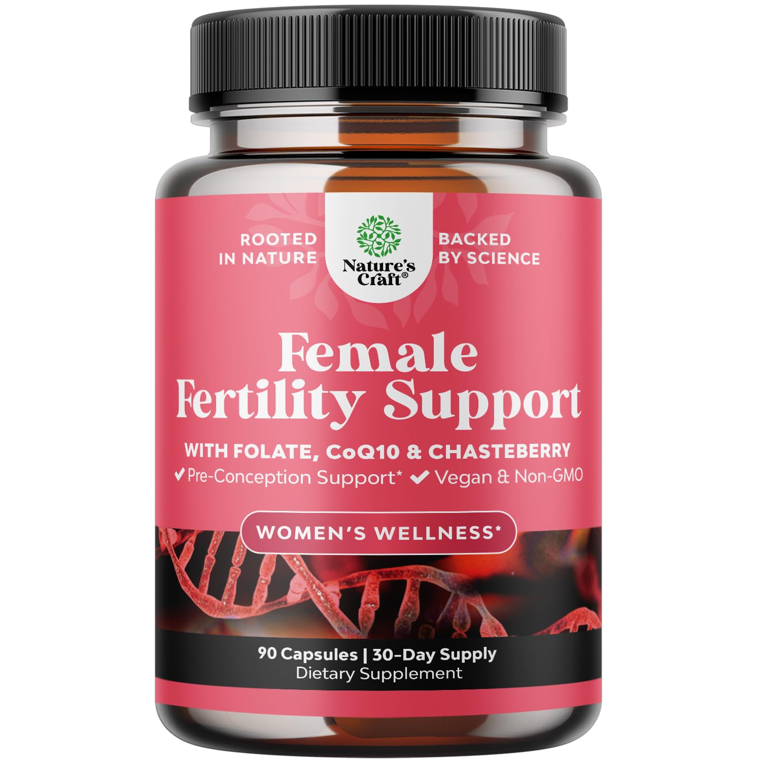 Natures Craft Fertilite – Bouteille gelules prénatales pour routine nutritionnelle