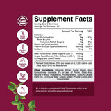 Natures Craft Flow Boosting Beet Root Gummies flacon doses: facile à emporter pour énergie soutenue.