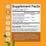 Natures Craft formulation 95 pourcent curcuminoides pour une utilisation polyvalente.