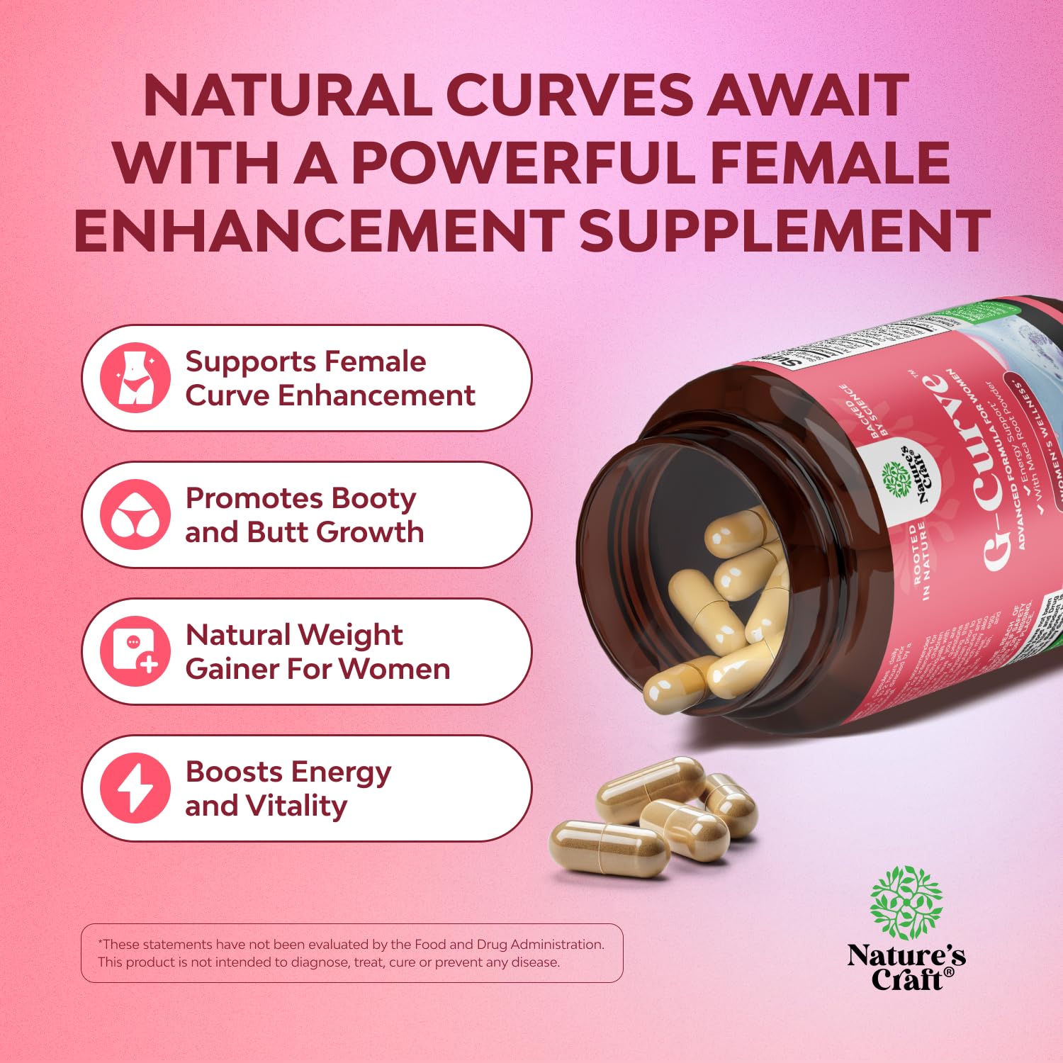 G-Curve: capsules faciles à avaler prêtes pour intégration au déjeuner