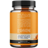 Gélules Curcuma Natures Craft Bioperine pour absorption améliorée.