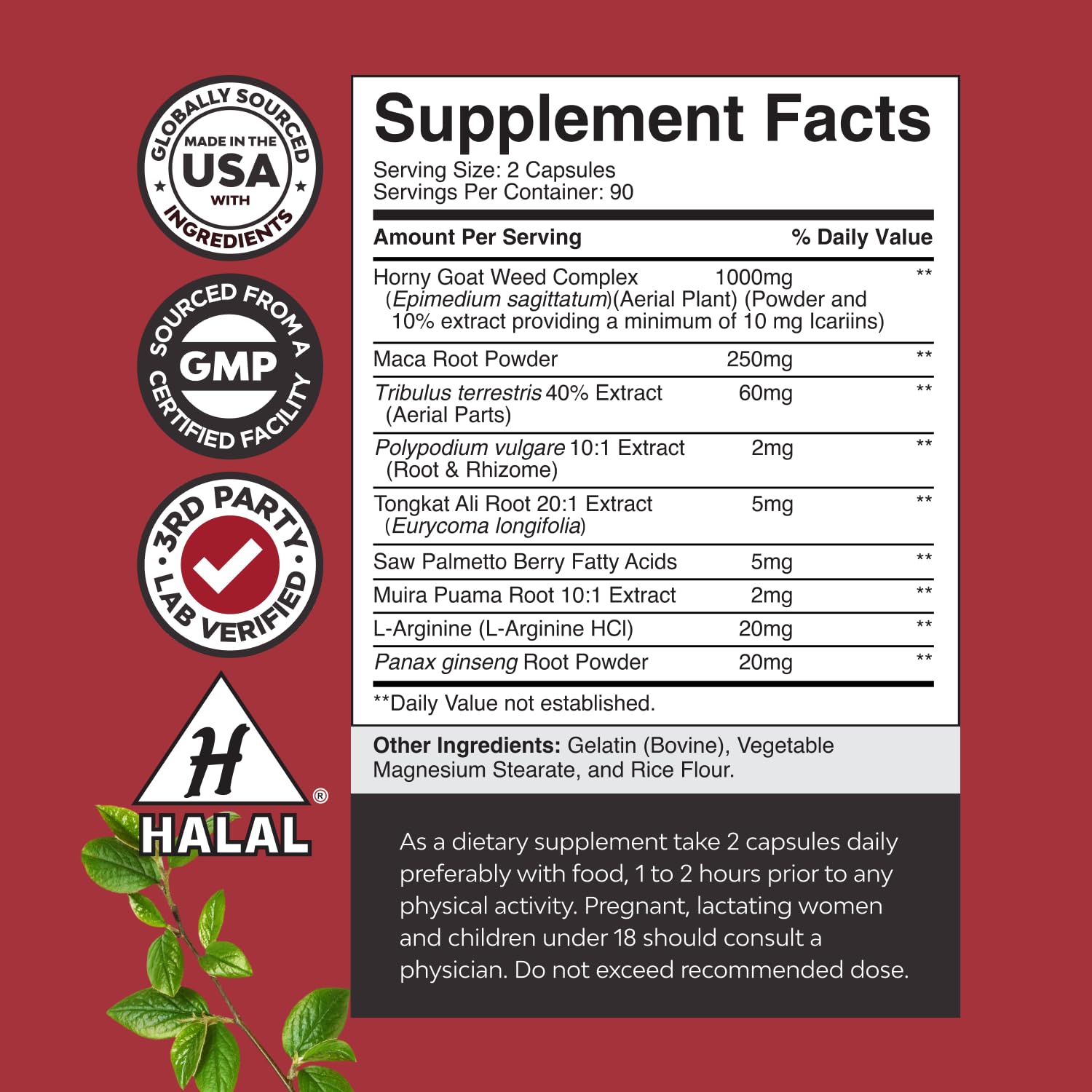 Natures Craft gélules pour homme – capsules favorisant endurance et vitalité.