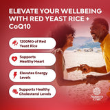Natures Craft gélules levure rouge riz CoQ10 – prise quotidienne pratique