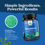 Boîte Natures Craft glutathione et chardon-Marie – emballage écologique et clair.