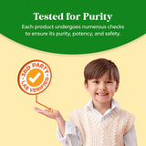 Formule sans poisson, Natures Craft, adaptée pour familles végétariennes et halal.