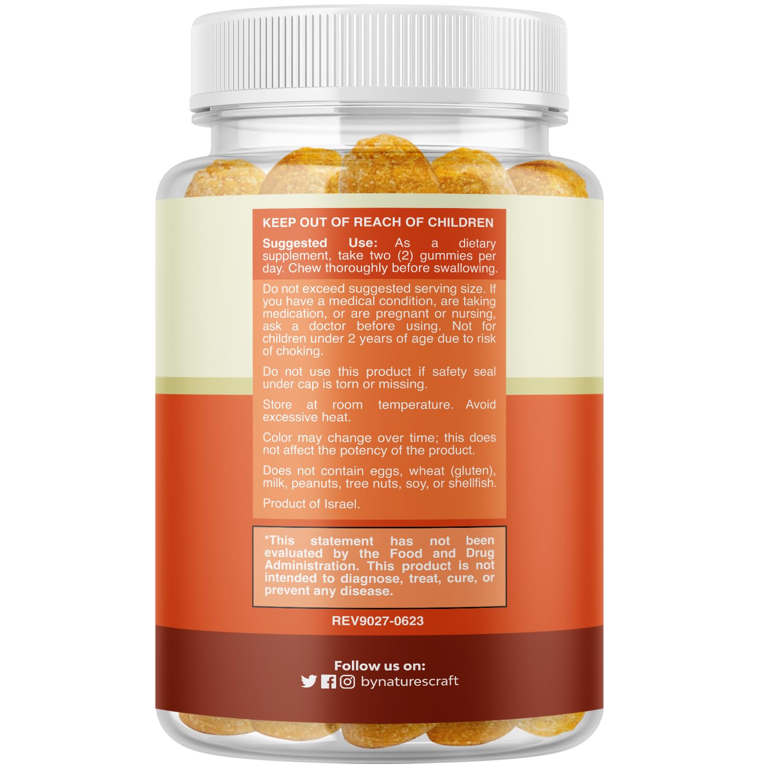 Gommes Natures Craft Immunité adulte, format pratique et savoureux