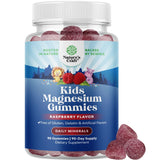 Gommes magnésium Natures Craft framboise pour enfants, saveur appréciée et soutien potentiel au calme.