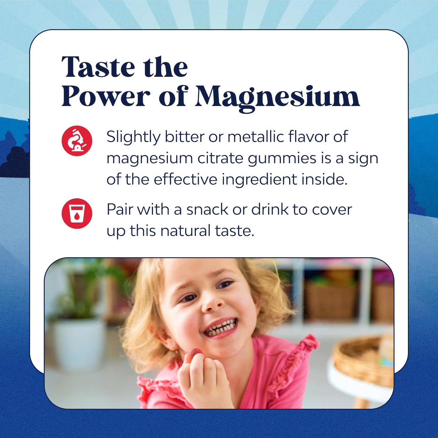 Gommes magnésium Natures Craft sommeil plus calme pour les nuits des enfants.