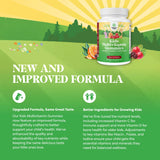 Gommes Natures Craft: vitamines A C D3 E et zinc – nutriments essentiels.