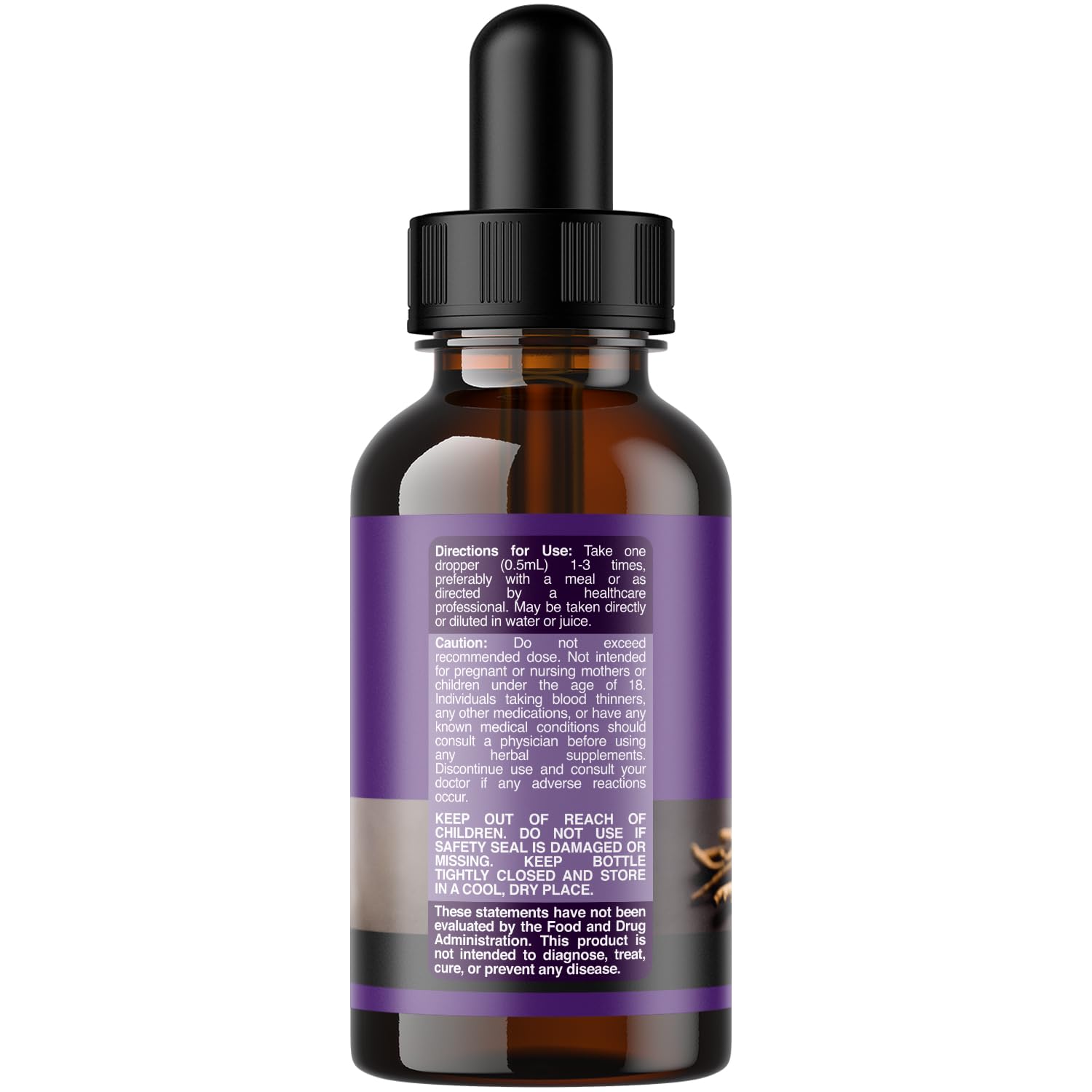 Gouttes Ashwagandha Natures Craft bio formulation sans alcool