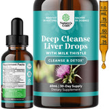 Gouttes Natures Craft foie detox en bouteille pratique pour routine quotidienne.
