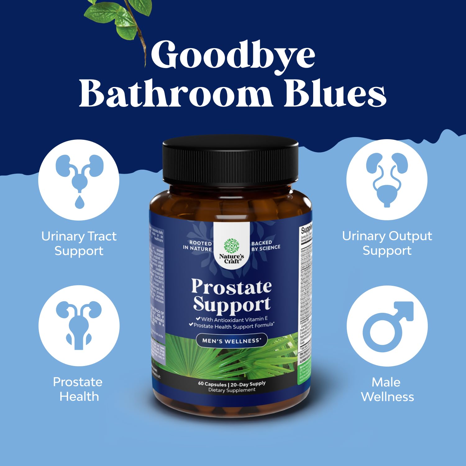 Graines de courge Natures Craft extrait, aide au confort urinaire