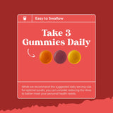 Contenu-120-gummies: pratique et végane sans OGM.