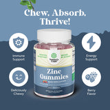 Gommes zinc Natures Craft – Soutien immunitaire et énergie au quotidien.