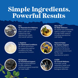 Folate méthylé et L-carnitine dans Natures Craft Pré-Conception.