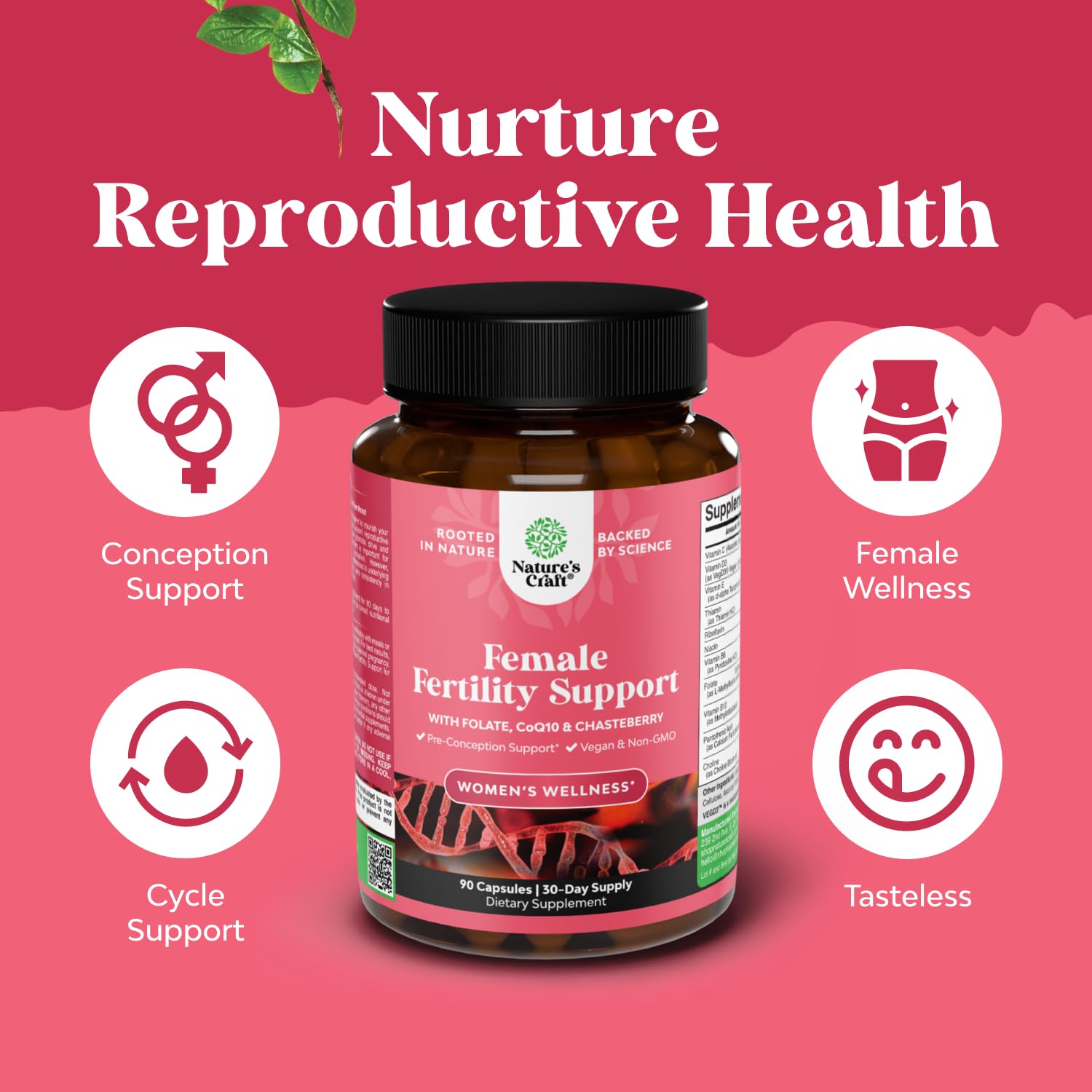 Natures Craft Iode – Gelules prénatales favorisant la fonction thyroidienne
