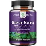 Gélules Kava Kava de Natures Craft dans la bouteille, détente potentielle.