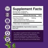 Gros plan sur les capsules Kava Kava Natures Craft.