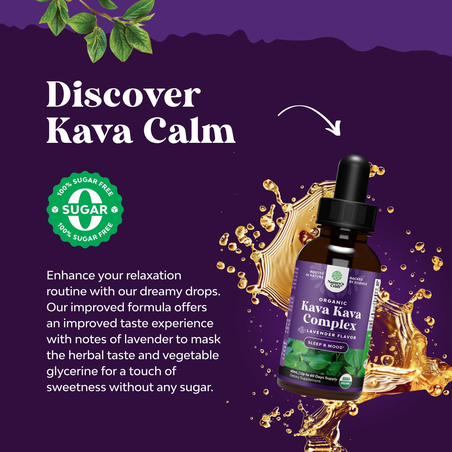 Étiquette qualité Natures Craft Kava Kava pour traçabilité et sécurité