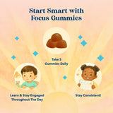 Gommes Focus Enfants Natures Craft sans artificiels, format pratique quotidien.