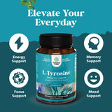 Natures Craft L‑Tyrosine, emballage compact prêt à l’emploi.