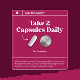 Natures Craft Maca Femmes, versement: capsules se glissent facilement dans la routine.
