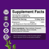 Étiquette ISO certifiée sur Natures Craft Magnésium Glycinate