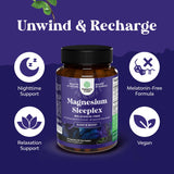 Natures Craft Magnesium Sommeil — ingrédients clés comme L-thréonate et L-théanine présentés clairement