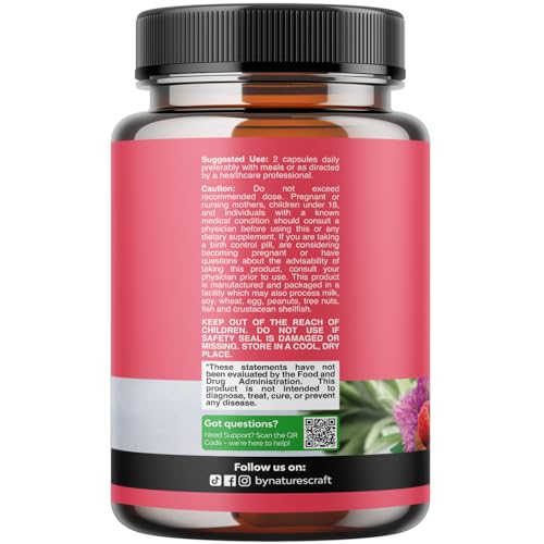 Natures Craft Menopause Ease — gélules entourées d’un mélange d’herbes