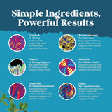 Natures Craft Nootropique – gros plan sur capsules; usage quotidien recommandé pour concentration.