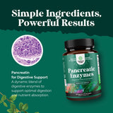 Natures Craft Pancreatin: flacon fiable, destiné à hommes et femmes soucieux de digestion.