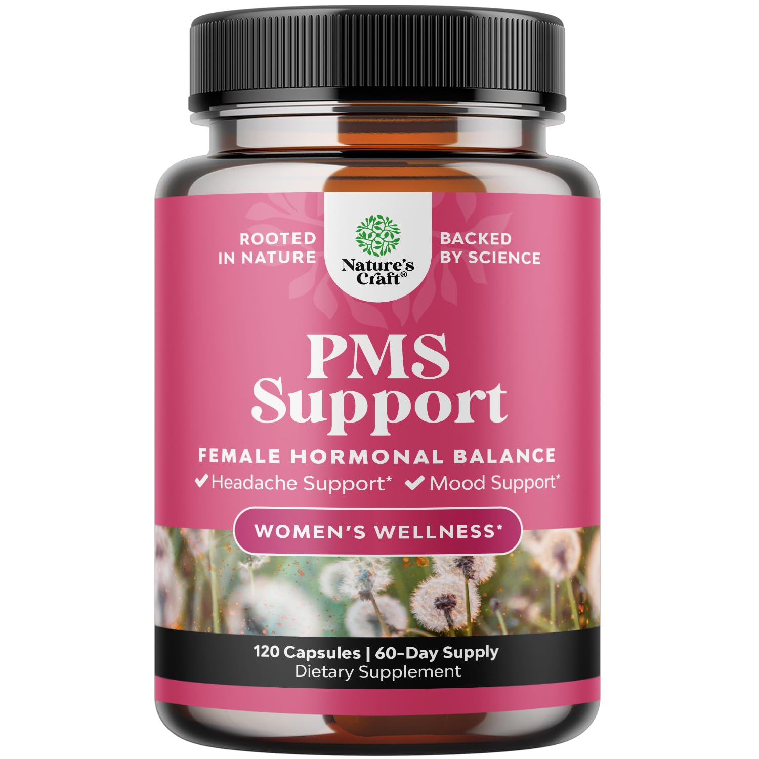 Natures Craft – gelules dans la bouteille pour un soutien hormonal quotidien.