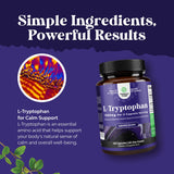 Dosage quotidien recommandé Natures Craft L-Tryptophane