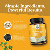 Natures Craft Quercétine Pure Bromélaïne – emballage simple et bouchon faciles d’utilisation.