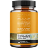 Natures Craft Quercétine Pure Bromélaïne – gélules 500 mg sur fond blanc, soutien à la respiration.