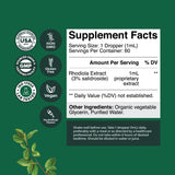 Ingrédients biologiques utilisés par Natures Craft Rhodiola, glycérine sans alcool.