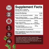Natures Craft Vein Support - capsules végétales pour soutenir la circulation quotidienne des jambes.