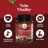 Natures Craft Vein Support - formule végétale pour une routine vegan et éthique.