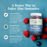 Gommes zinc citrate 50 mg – Absorption élevée et efficacité potentielle.