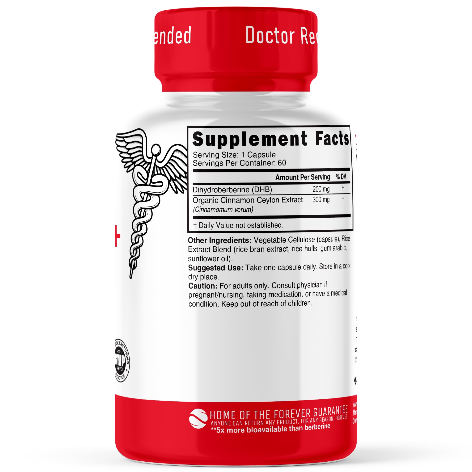 Nature's Fusions Dihydroberberine – Capsules: forme facile à intégrer dans le quotidien.