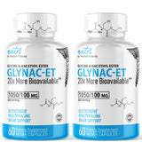 Nature's Fusions GlyNAC-ET – bouteille et gélules, soutien antioxydant potentiel.