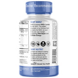 Nature's Fusions NMN bouteilles-prise-de-vue-zoom met en évidence la facilité de dosage quotidien.