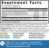 Nature's Fusions Neuro NACET – Capsules visibles, intégration facile dans la routine.