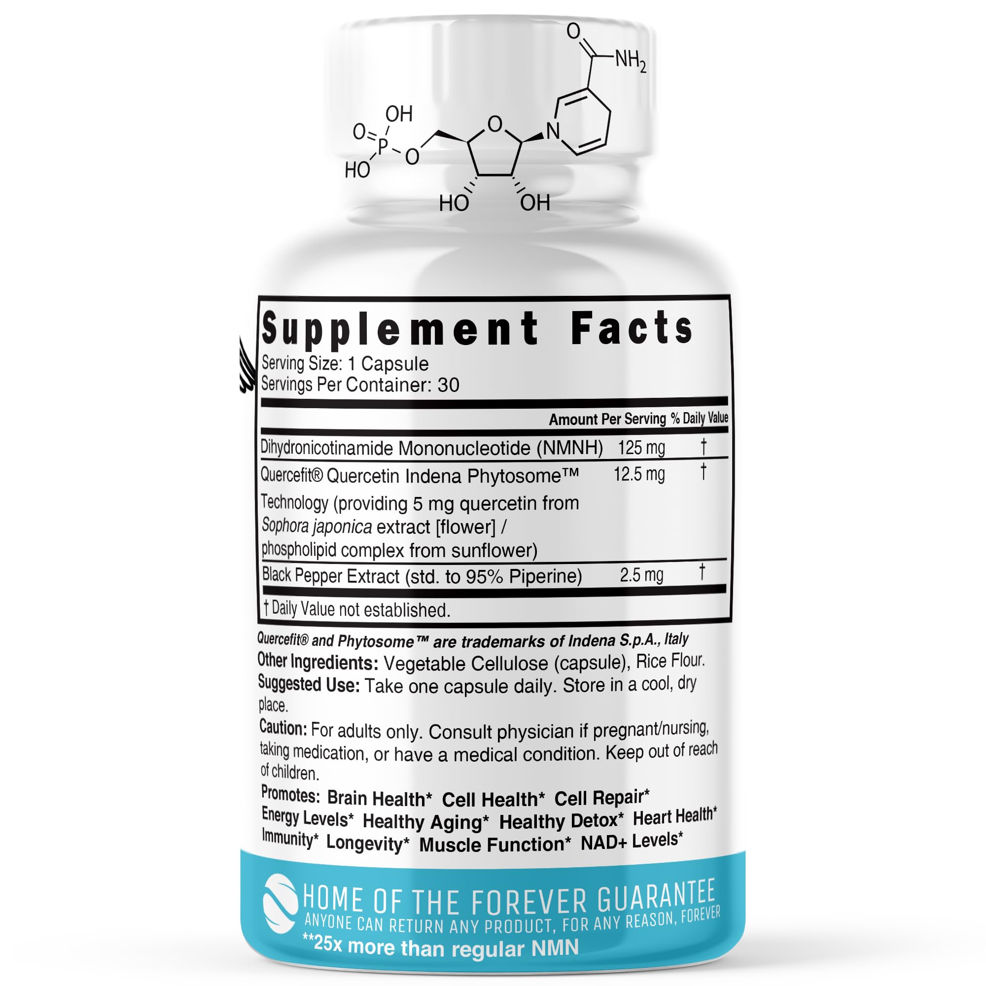Nature's Fusions NMNH – capsules faciles à emporter pour un soutien d’énergie pratique.