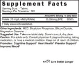 Nutri 5-MTHF forme bioactive facilement absorbée