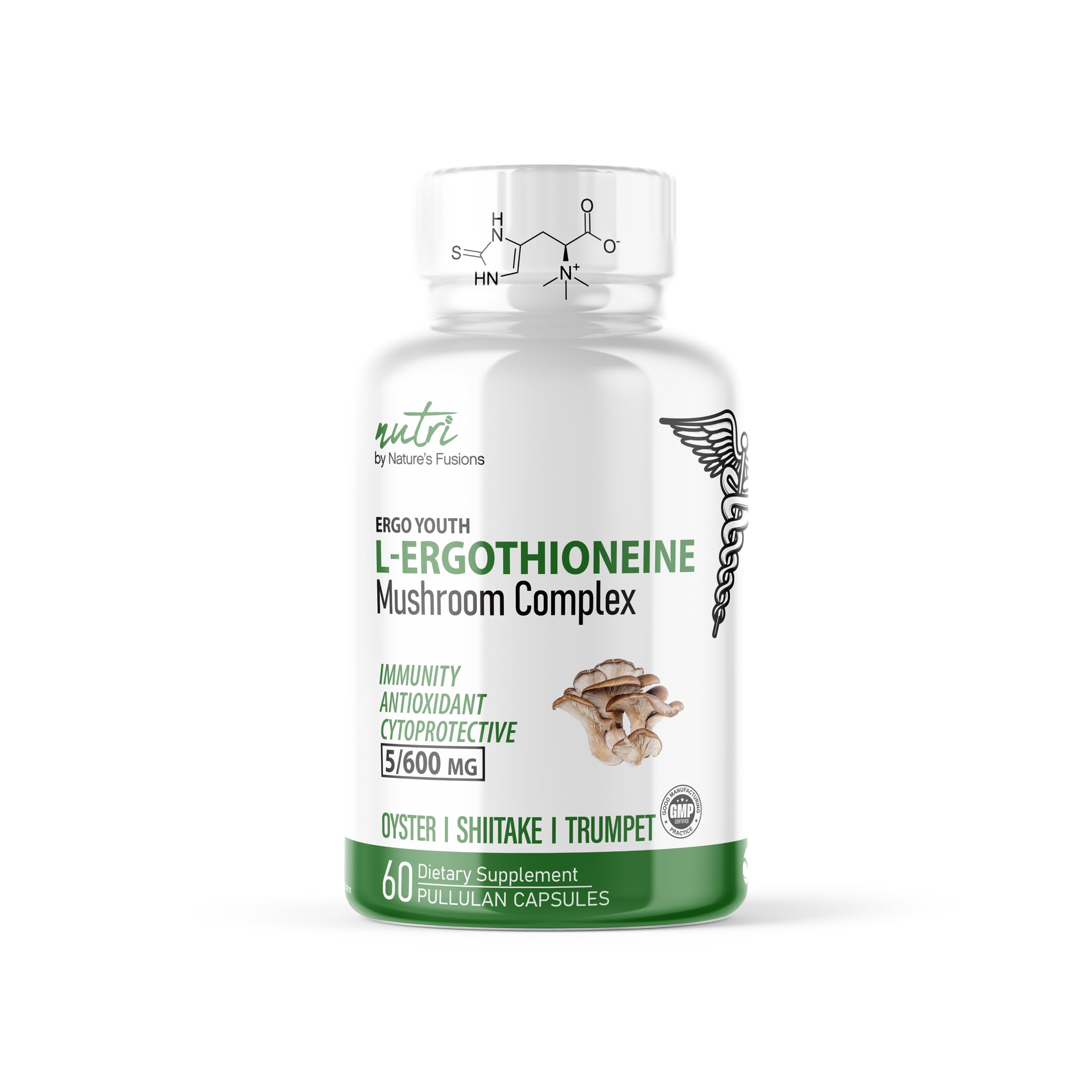 Nutri L de Nature's Fusions, bouteille de gélules prête à l’emploi.