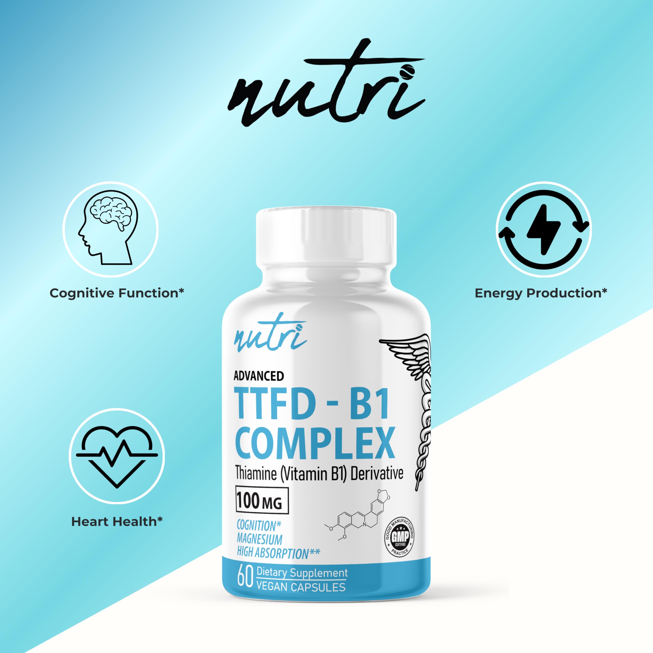 Cerveau et bien-être avec Nature's Fusions TTFD B1, potentiel soutien cognitif