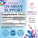 Nature's Glow capules D-Chiro-Inositol: flacon clair et facile à manipuler.