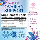 Capsules vegan Nature's Glow prêtes à l'emploi pour équilibre hormonal possible.