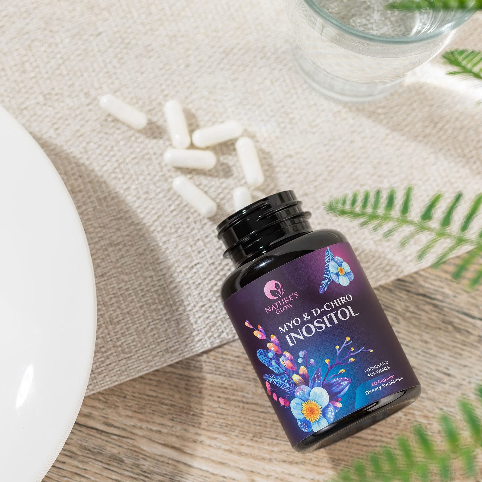 Nature's Glow usage quotidien: design pratique pour routine matinale.